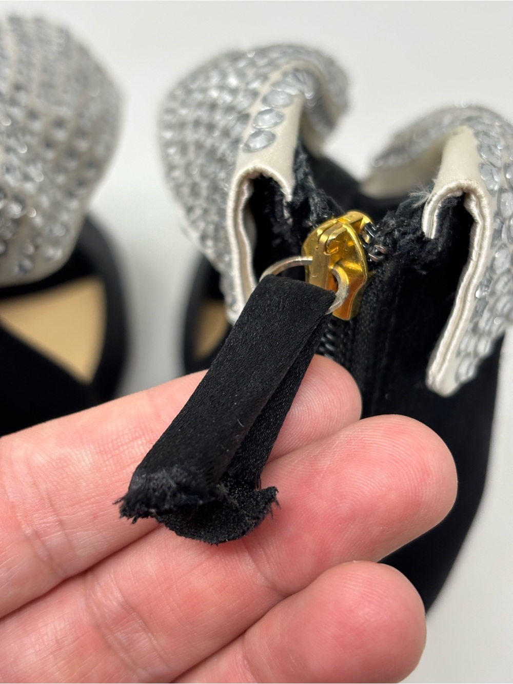 Kate Spade New York Black Tie Tuxedo Satin Colorblock Heels Size 10 - Picture 11 of 16